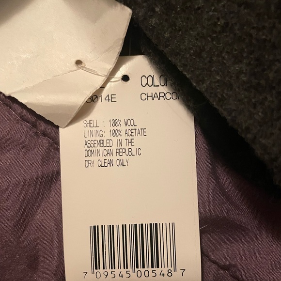 NWT Jason Kole Long Pea 100% Wool Coat. - Picture 9 of 9